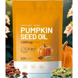 Pumpkin Seed Oil 1000mg with Saw Palmetto 300 Softgels