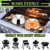 Joyfair Cheese Melting Dome, 2 Pcs Stainless Steel Basting Cover