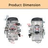 waltyotur Motorcycle Carburetor Replacement for KLR650 1987-2007 Carb 15001-1327