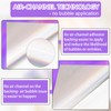 WRAPXPERT Holographic Vinyl Roll Light Purple, Holographic Permanent Vinyl Glossy