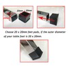 Antrader Square Rubber Covers Furniture Foot Table Chair Leg End