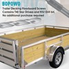 Bopowo (300pcs) 1/4-20 x 2 1/2 Flat Head Thread Cutting