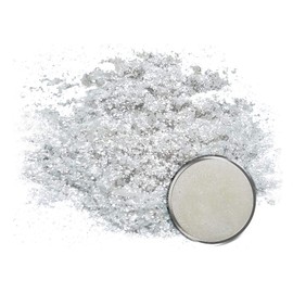 Eye Candy Premium Mica Powder Pigment “Glimmer Ghost White” (50g) Multipurpose DIY Arts and Crafts Additive | Woodworking, Bath Bombs, Resin, Paint, Epoxy, Soap, Nail Polish (Glimmer Ghost White, 50G)