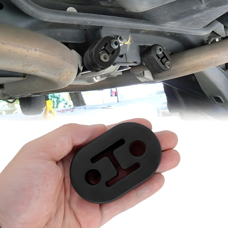 Osilly Car Exhaust Hanger, Rubber Insulator Bushing Mount, 2 Holes