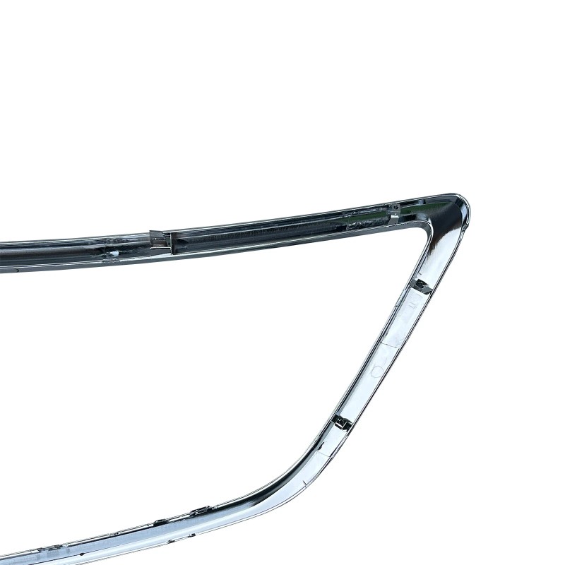 YLT AUTO Front Bumper Chrome Center Grille Molding Trim Frame