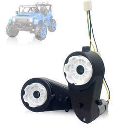 2 Pcs 12V RS570 Gearbox Motor Upgrade for Ride On Toys High Speed Drive Engine Motor Upgrade Gearbox 12 Volt 35000RPM Replacement Parts Compatible with SUV Jeep ATV Tractor