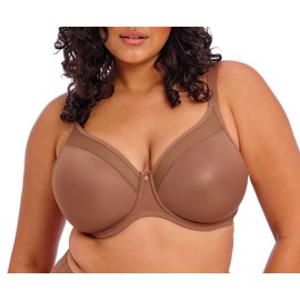 Elomi Women's Smooth Underwire Molded Bra, Opaque, Clove, 34GG
