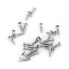 200 Uds M3 Acero Inoxidable SS304 Tornillos Autorroscantes Pan Flat
