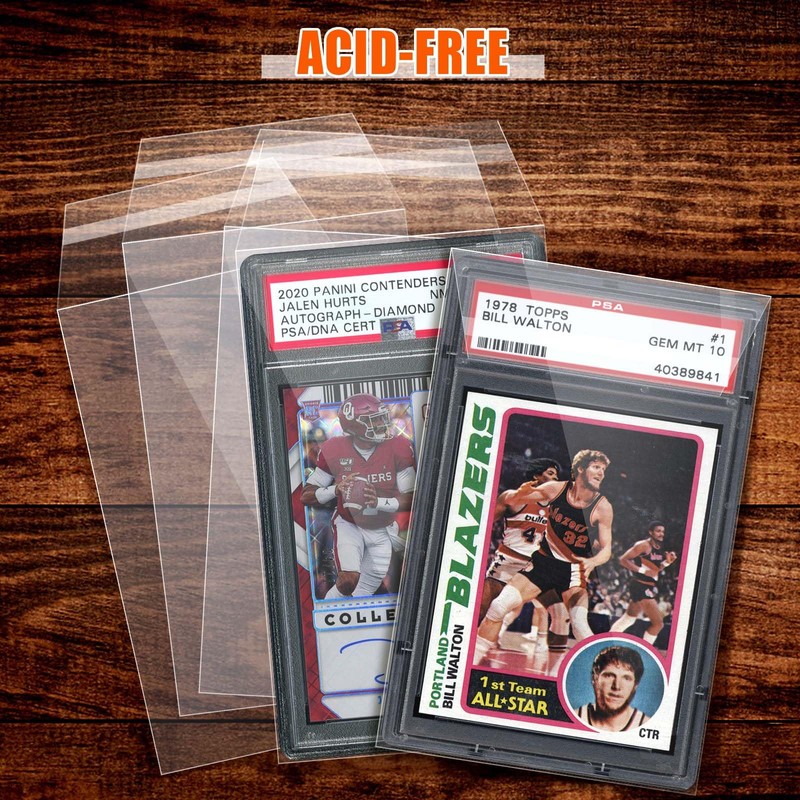 Sleeves for PSA Graded Slabs Ultra Protection for The Graded