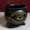 Large Wicca Witchcraft Black Magic Spirit Board Evil Eye Cauldron