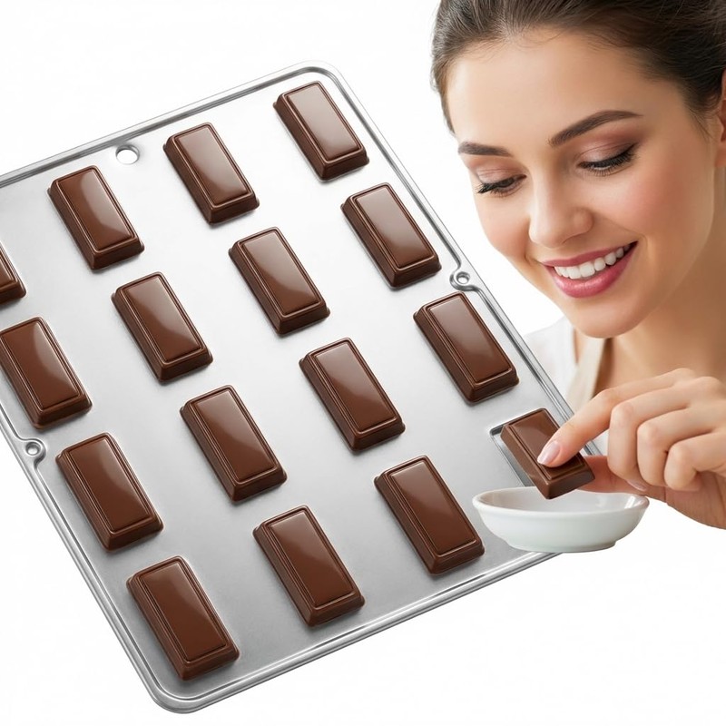 Andes Mint Piece Chocolate Candy Mold Candy Making 157, Small
