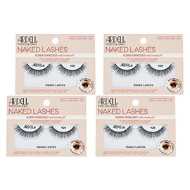 Ardell Strip Lashes Naked Lashes 428 with Invisiband, 4 pairs