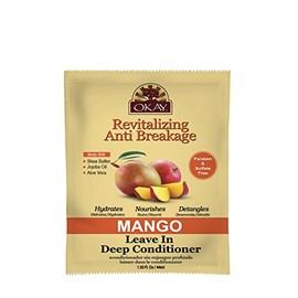 Okay Revitalizing Anti Breakage Mango Leave In Deep Conditioner, 1.5 Ounce