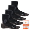 CFLEX Women's and Men's Running Functional Socks (4 Pairs) Running