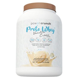 Power Crunch Proto Whey Vanilla Crème Protein Powder, 20g Protein, 26 Servings 1 Container of 2.1 LBS (949 g)