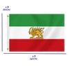 2×3 FT Former Iran Flag,Medium 60×90 CM Old Iranian Persia