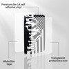Rear Side Window American Flag Decals Fit for 2005-2009 Hummer
