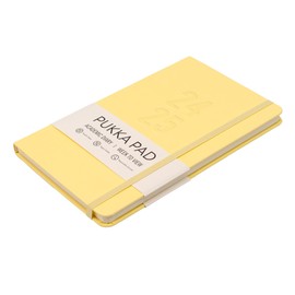 Pukka Pad 2024-2025 Academic Diary – Soft Cover Planner Dated August 2024 to July 2025 with Yearly and Monthly Layouts – Lined Pages, Overviews, Goals, Important Dates, and To-Do Lists, Pastel Yellow