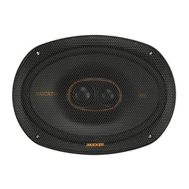 Kicker 47KSC69304 6x9 (160x230mm) 3-Way Speakers With1(25mm) and .75"(20mm) Tweeters, 4ohm