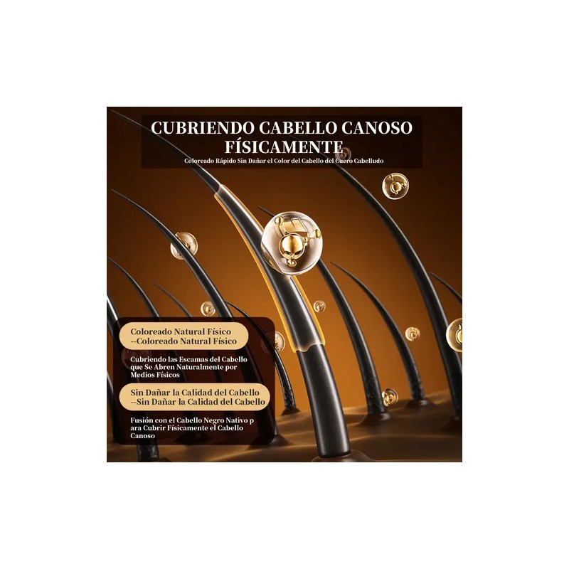 Tinte En Barra Para Cabello Cubre Canas Con Peine 20g