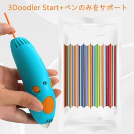 22 Colors PCL 3D Pen Filament Refill for 3Doodler Start+ 3D Pen Low Printing Temperature Filament for 3Doodler Start 3D Pen Only for 3Doodler Start 3D Pen Each Color 15cm x 5pcs Total 110pcs 1650cm