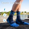 AONIJIE Toe Socks for Men and Women Athletic Hiking Coolmax