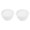 Totority 2Pcs Pool Ladder Rubber Bumper Caps Durable Safety Stoppers