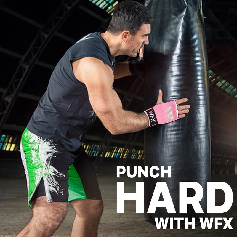 Boxing Hand Wraps Punch Bag Men Women Gel Inner Gloves