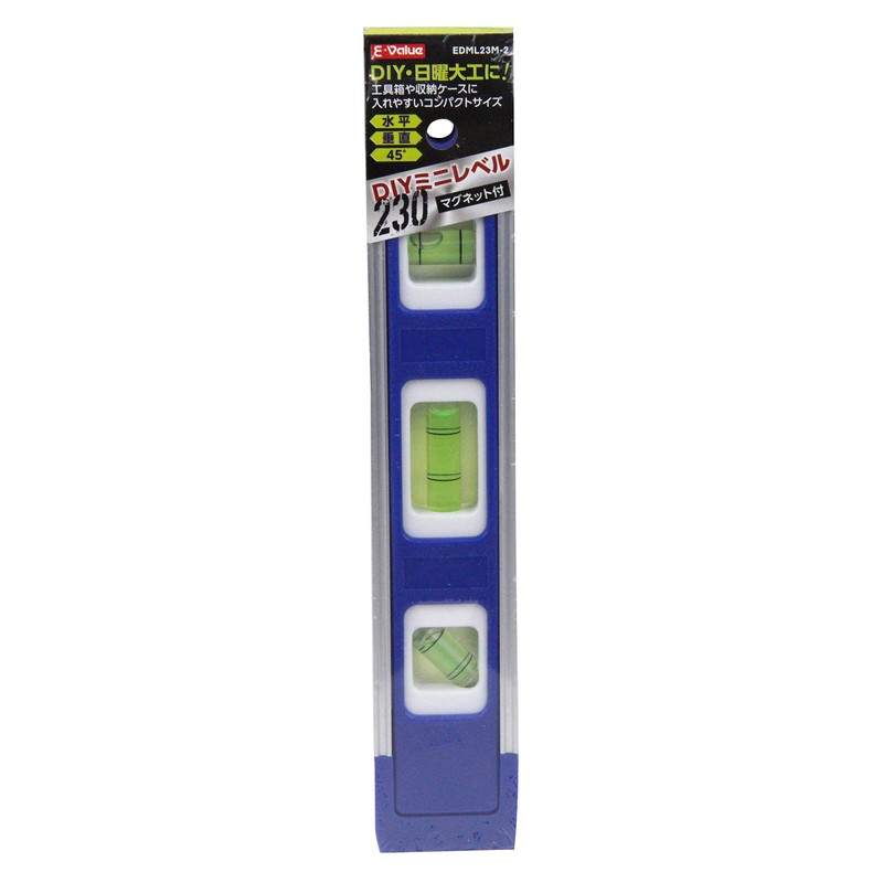 E-Value EDML23M-2 DIY Mini Level, 9.1 inches (230 mm) with