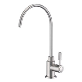 Drinking Water Faucet,Fonveth Upgrade Solid Brass Single Handle Brushed Nickel Water Filtration Faucet
