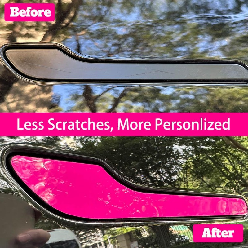 Yeapop 6 Pcs of Door Handle Stickers Compatible with Model