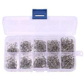 Pack of 200 Fishing Lock Snaps Swivel #0#1#2#3#4 with Box