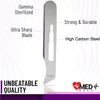 MedHelp Retractable Disposable Scalpel 10R Disposable Dermaplaning Blades 10R with