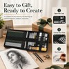 54-Piece Drawing and Sketching Kit for Artists – Complete Pencil