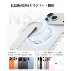 Magtame Smartphone Ring Magnet, New Form, Horizontally & Horizontally, Premium Alloy Material, MagSafe Ring, Super Strong Magnetic, 180° Rotation, 140° Adjustable Angle, Smartphone Ring Stand, Mobile