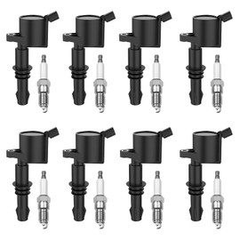 8PCS Ignition Coil Pack and Spark Plug Set Endxedo DG511 Ignition Coil Pack & Spark Plugs Replacement for Ford Expedition F150 F250 F-350 Super Duty 2004-2010 5.4L