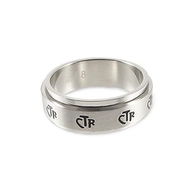 Narrow Spinner LDS CTR Ring by Ringmasters | Choose the Right Faith Ring | Keepsake LDS Jewelry