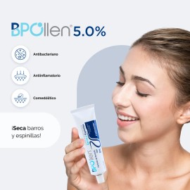 Peroxido de Benzoilo 5 BPollen Gel 60g Elimina acn y puntos negros Tratamiento Anti Acne Intensivo Barros, Granos y Espinillas Skincare Anti Acne