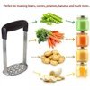 AIMALL Stainless Steel Potato Masher Vegetable Tool with Ergonomic Handle
