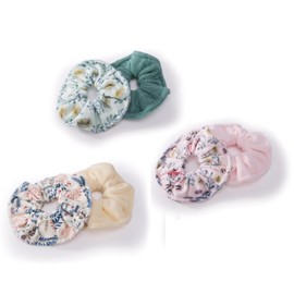 IS Gift Sally Browne Botanical Drying Scrunchie, Assorted (Pack of 2)