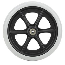 Fafeicy 8 inch wheelchair front wheels with 120 kg maximum load, disabled non-slip wheelchair accessories 608ZZ