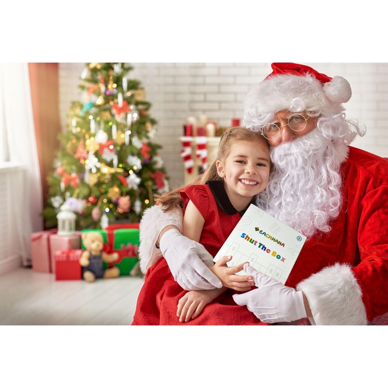 EACHHAHA Shut The Box 4 Player Classic Folding Board Game