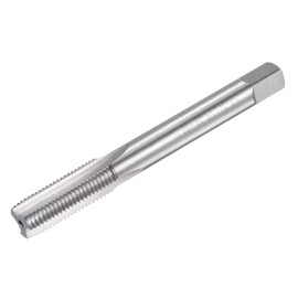 sourcing map Thread Milling Threading Tap 3/8"-24 UNF, Left Hand Machine HSS (High Speed Steel) 6542 Uncoated 3 Straight Flutes 2B Tolerance Grade