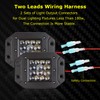 YCHOW-TECH - Arnés de cableado de 2 cables, 12 V,