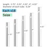 sansheng 90pcs Wind Chime Tubes for Home Garden Outdoor Hanging