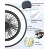 Ceiling Fans with Lights and Remote, 22 Inch Enclosed Bladeless