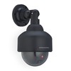 Relaxdays Camera Dummy Flashing Indoor & Outdoor Burglar Deterrent Surveillance