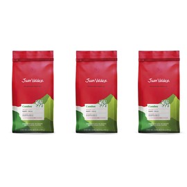 Juan Valdez Cumbre Whole Bean Coffee, Dark Roast 16 OZ - 100% Colombian Coffee - Expert blend of Colombian coffees with intense flavors and dry fruits notes (Pack of 3)
