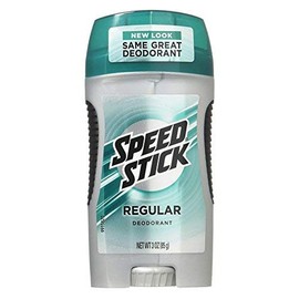 Speed Stick by Mennen Deodorant, Regular 3 oz (Pack of 4)