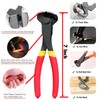 3PCS Nail Puller Set, 7 inch End Cutting Pliers, 8